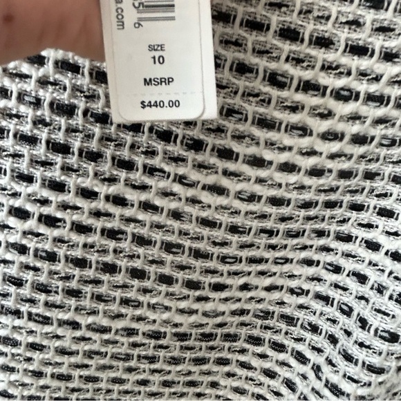 NWT Alice + Olivia Sally Side Zip Boucle Tweed Mini Dress 10 Boucle $440 - Picture 7 of 16